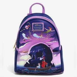 Loungefly Disney Peter Pan Skull Rock Mini Backpack
